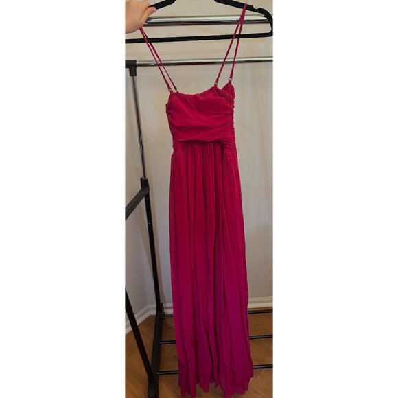 FUZZI Jean Paul Gaultier Soleli Mesh Pink Maxi Dress - XXS - Beautiful Condition - Picture 2 of 4